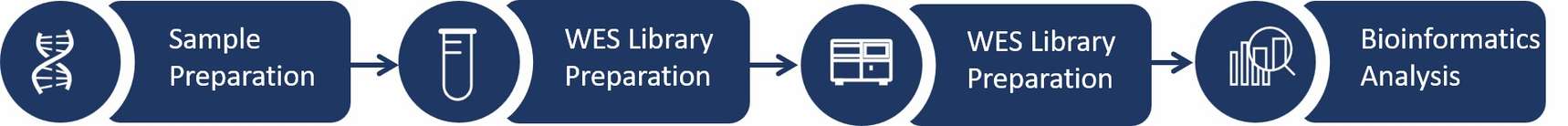 Whole exome sequencing workflow