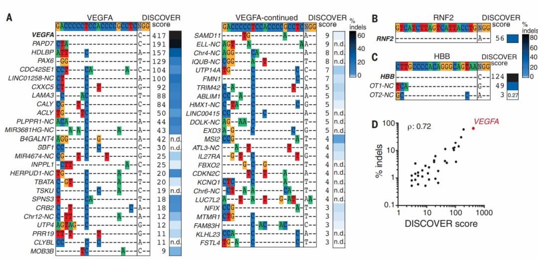 Figure 3. DISCOVER-seq technique for unbiased detection of off-target effects in genome editing.