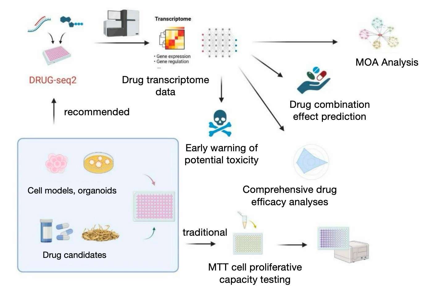 Evaluation of drug candidates' effects and mechanisms using DRUG-seq2