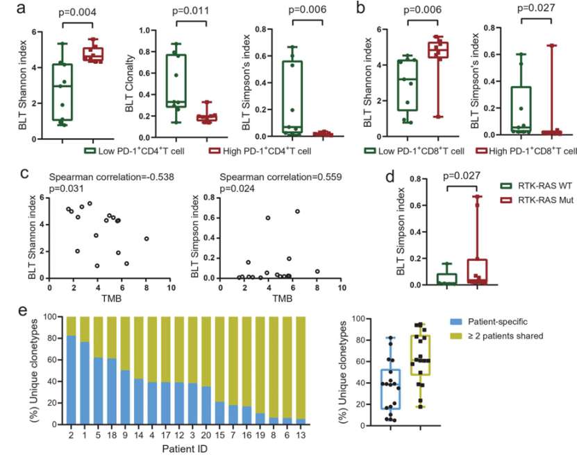 TCR repertoire in tumor microenvironment (Yan et al., 2022)