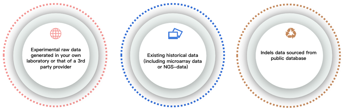 Channels of Indel analysis raw input data. - CD Genomics.