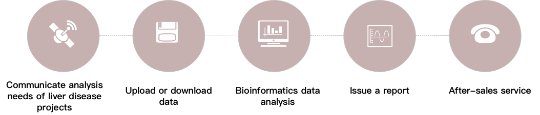 CD Genomics liver diseases branch bioinformatics data analysis service process. - CD Genomics.