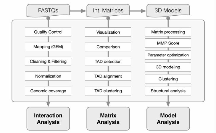 TADbit flowchart summary (Francois et al., 2017)