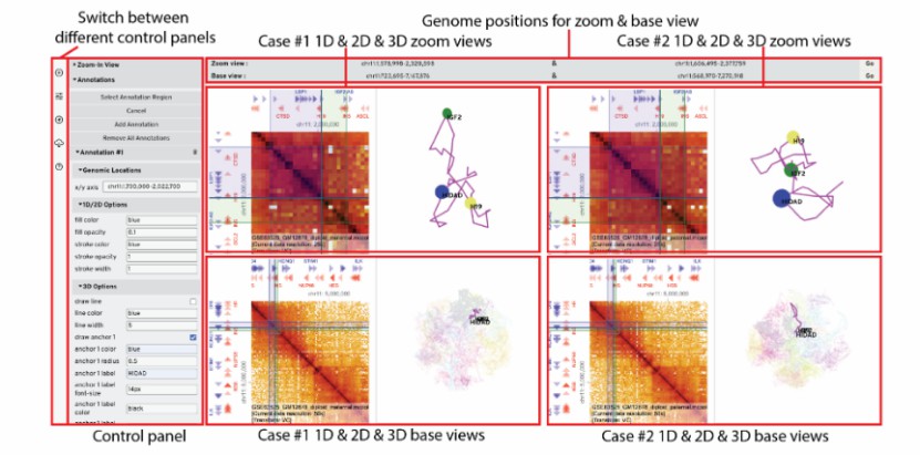 Example of HiCube user interface (Ye et al., 2023)