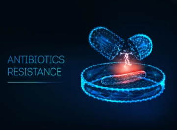 Antibiotics resistance concept.