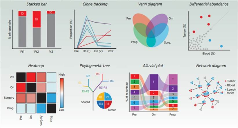 Common representations of TCR-related data. (Frank et al., 2023)