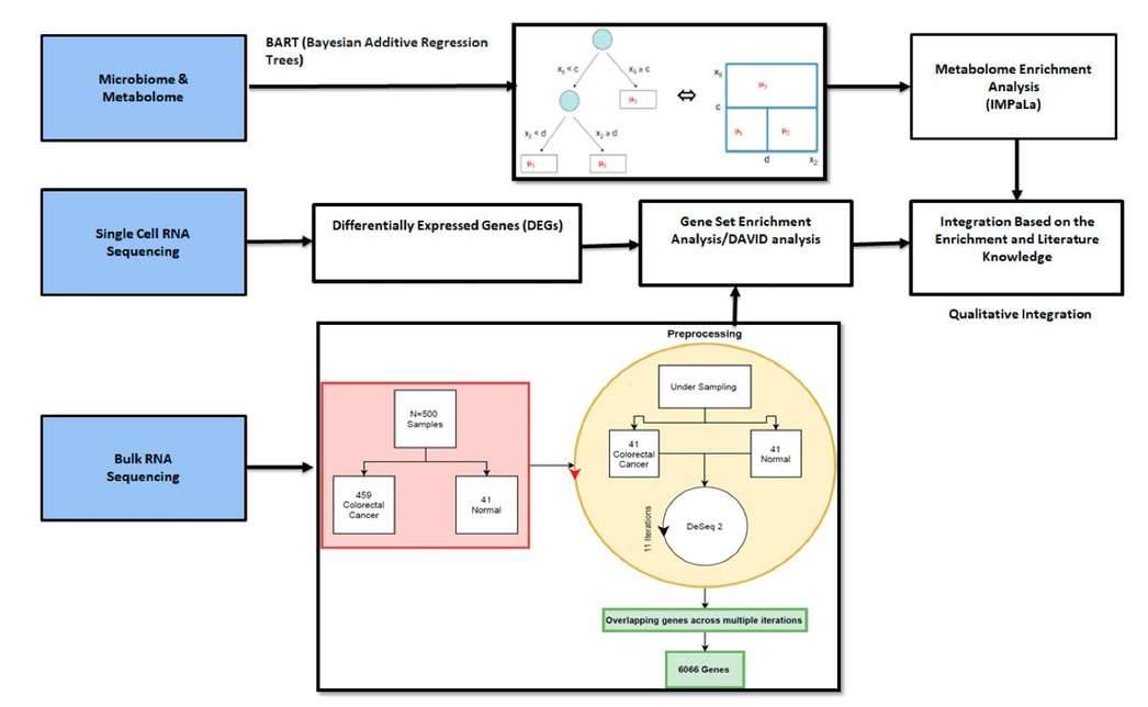 Integration of different methods and omics data sets.