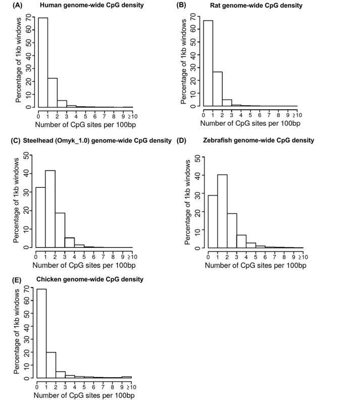 Genome-wide CpG density.