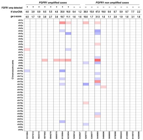 Fig 1. Heat-map illustrating various genome-wide z-scores across selected plasma samples. (Bourrier et al., 2020)