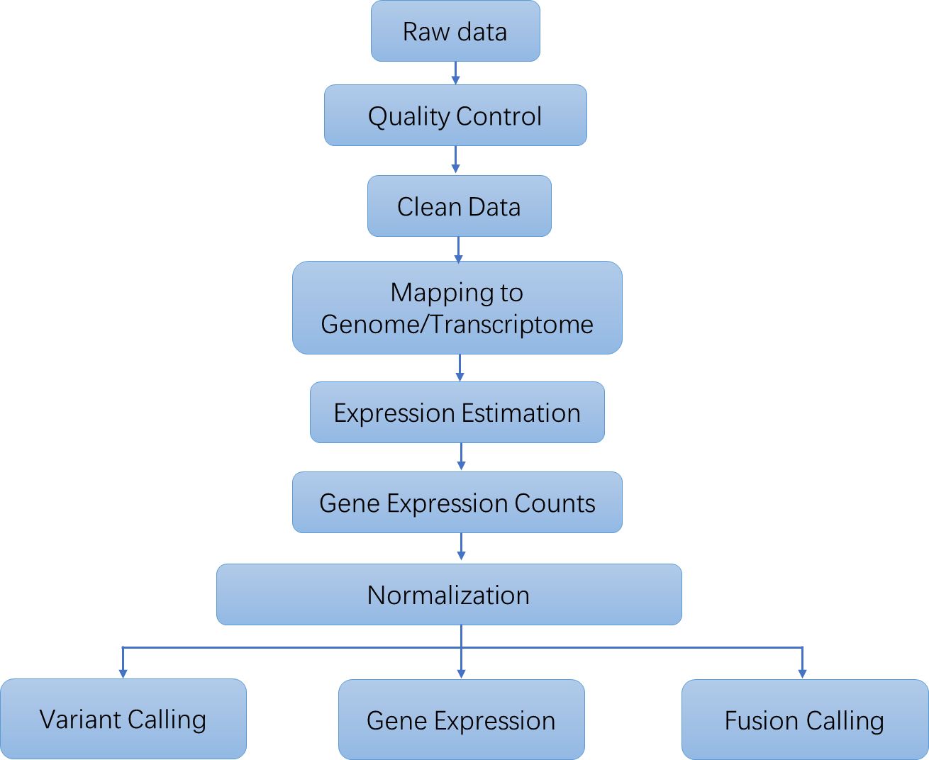 The Data Analysis Pipeline of Targeted RNA Sequencing.